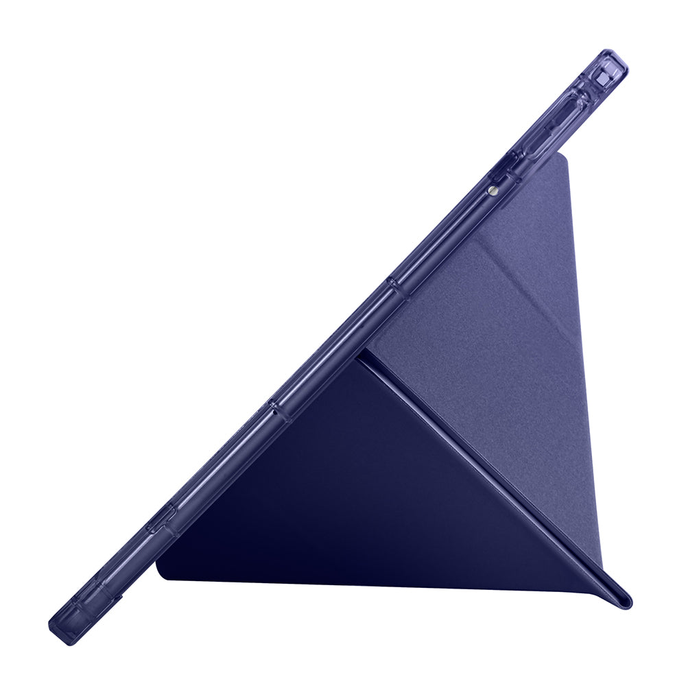 Xiaomi Redmi Pad 2 Kılıf Zore Tri Folding Kalem Bölmeli Standlı Kılıf Gri