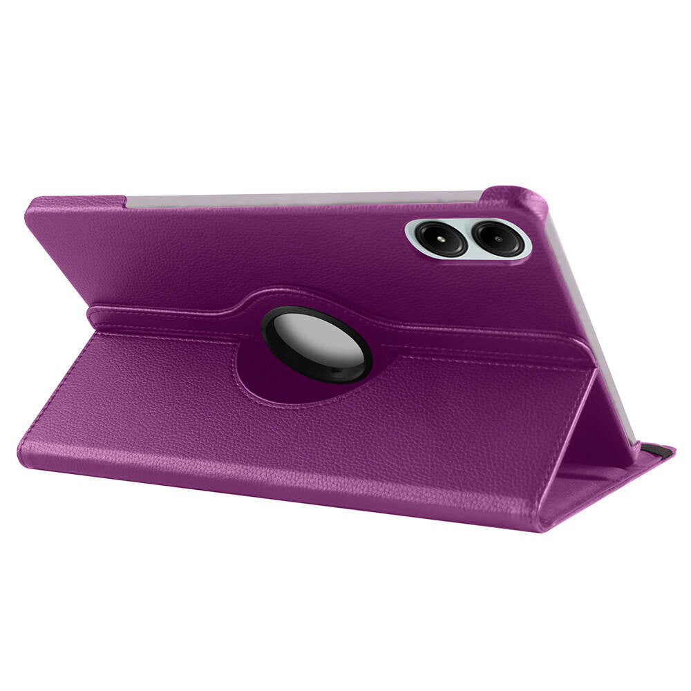 Xiaomi Redmi Pad Pro Zore Dönebilen Standlı Kılıf Mor