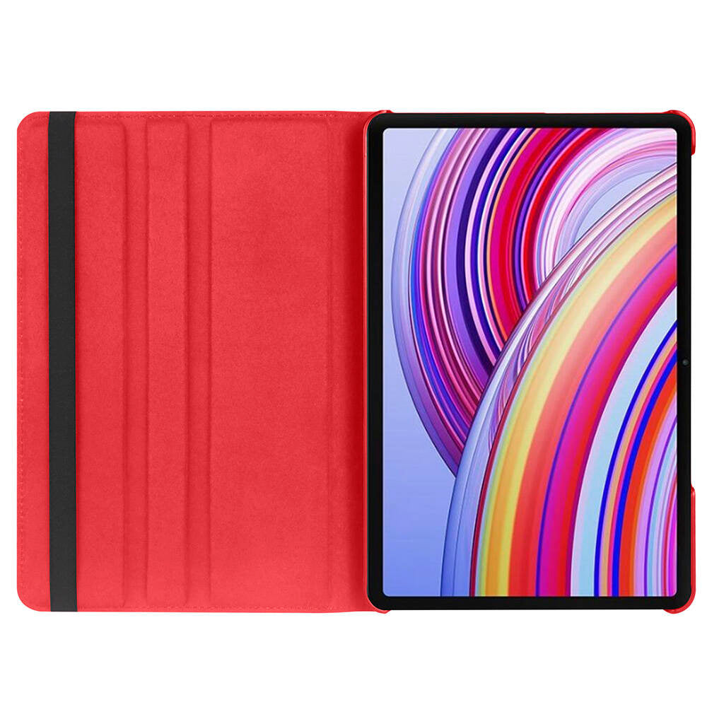 Xiaomi Redmi Pad Pro Zore Dönebilen Standlı Kılıf Mavi
