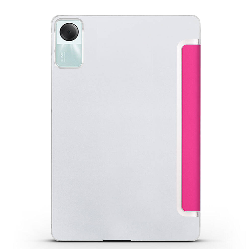 Xiaomi Redmi Pad SE 11" Zore Smart Cover Standlı 1-1 Kılıf Rose Gold