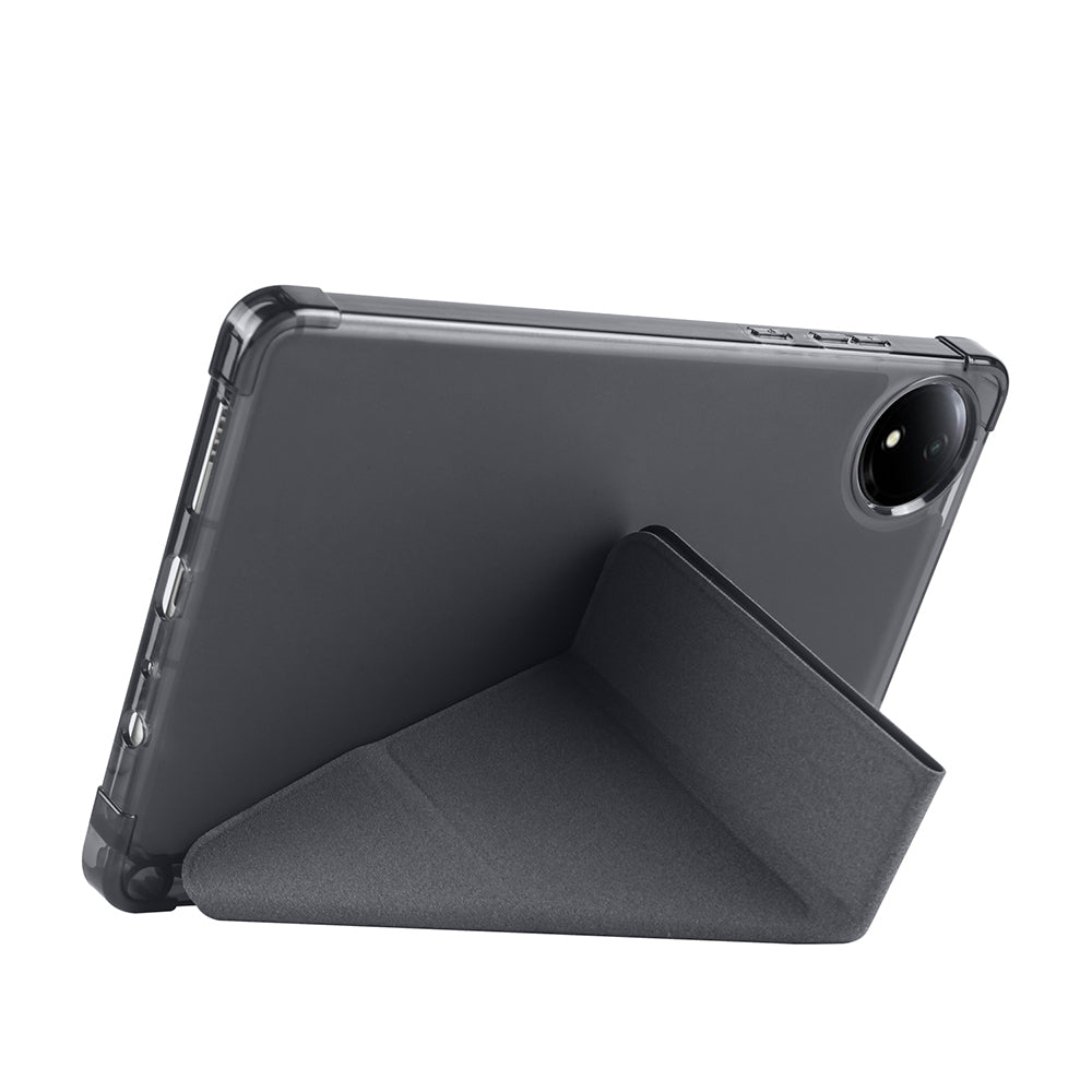 Xiaomi Redmi Pad SE 8.7 Kılıf Zore Tri Folding Kalem Bölmeli Standlı Kılıf Rose Gold