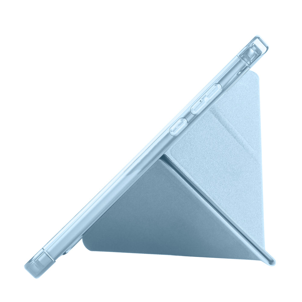 Xiaomi Redmi Pad SE 8.7 Kılıf Zore Tri Folding Kalem Bölmeli Standlı Kılıf Rose Gold