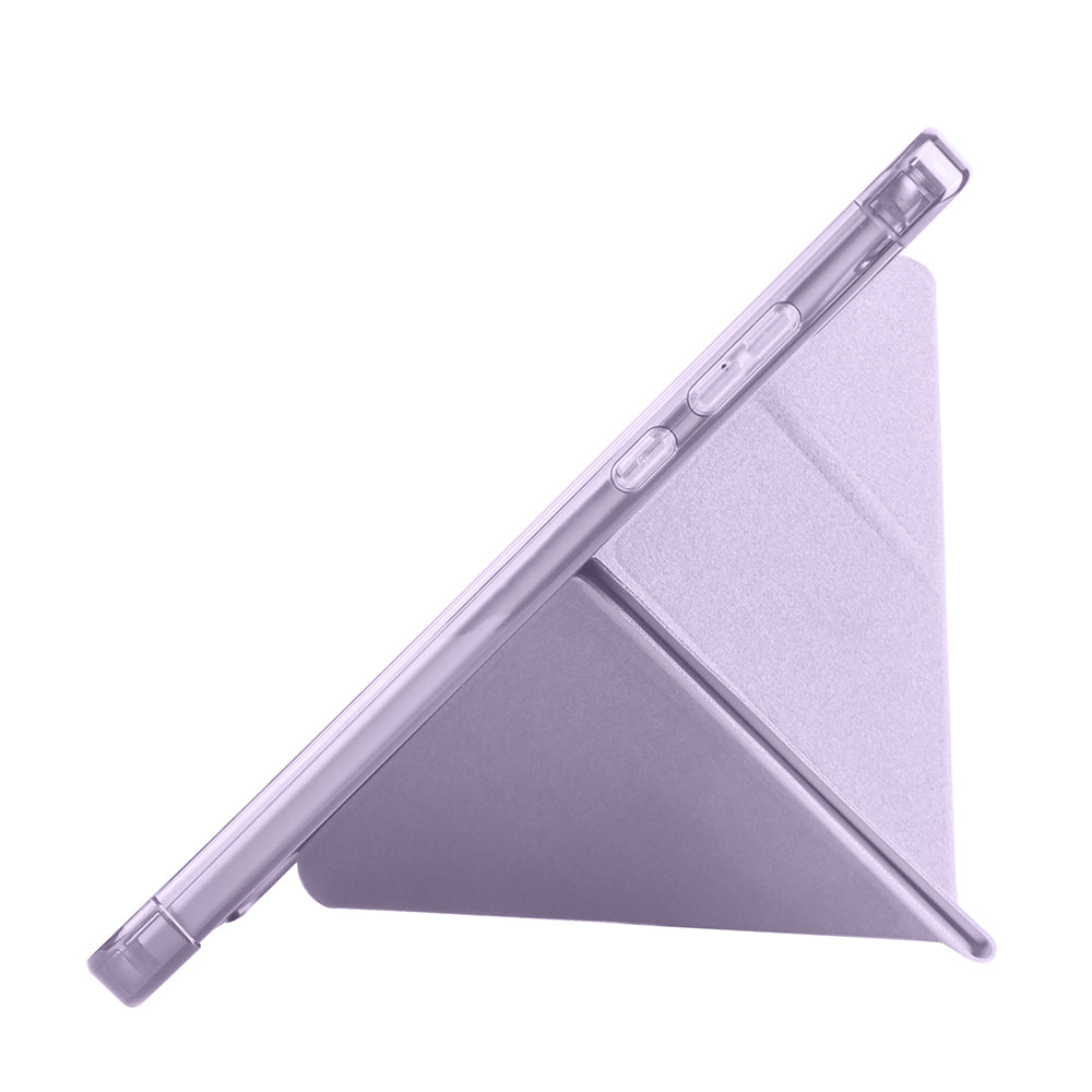 Xiaomi Redmi Pad SE 8.7 Kılıf Zore Tri Folding Kalem Bölmeli Standlı Kılıf Lacivert