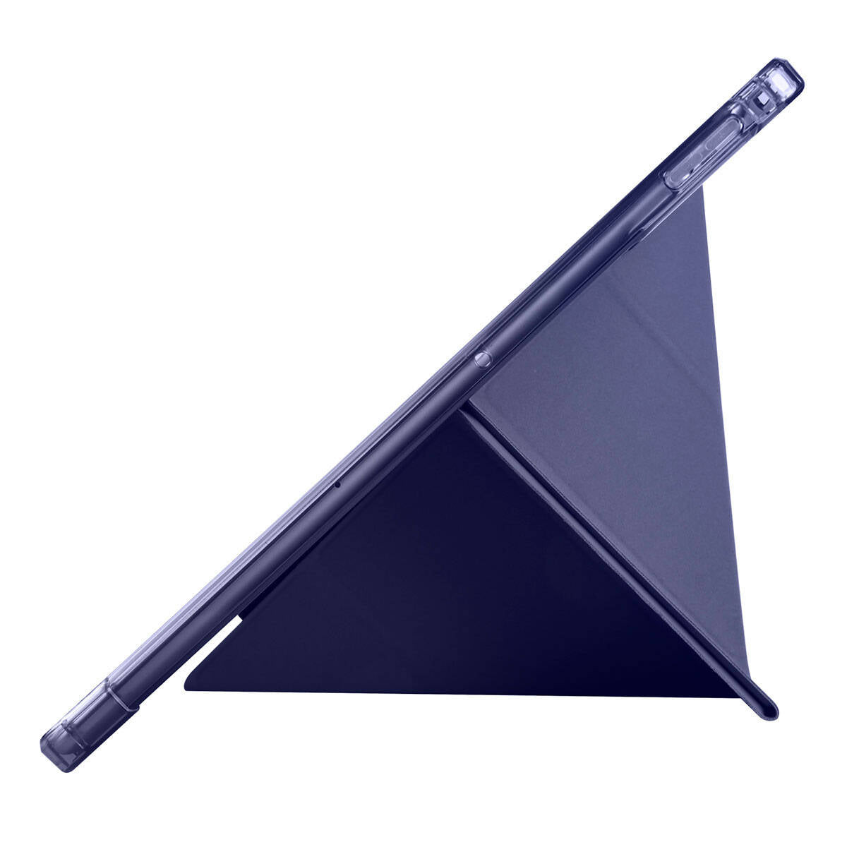 Xiaomi Redmi Pad SE Kılıf Zore Tri Folding Kalem Bölmeli Standlı Kılıf Lacivert