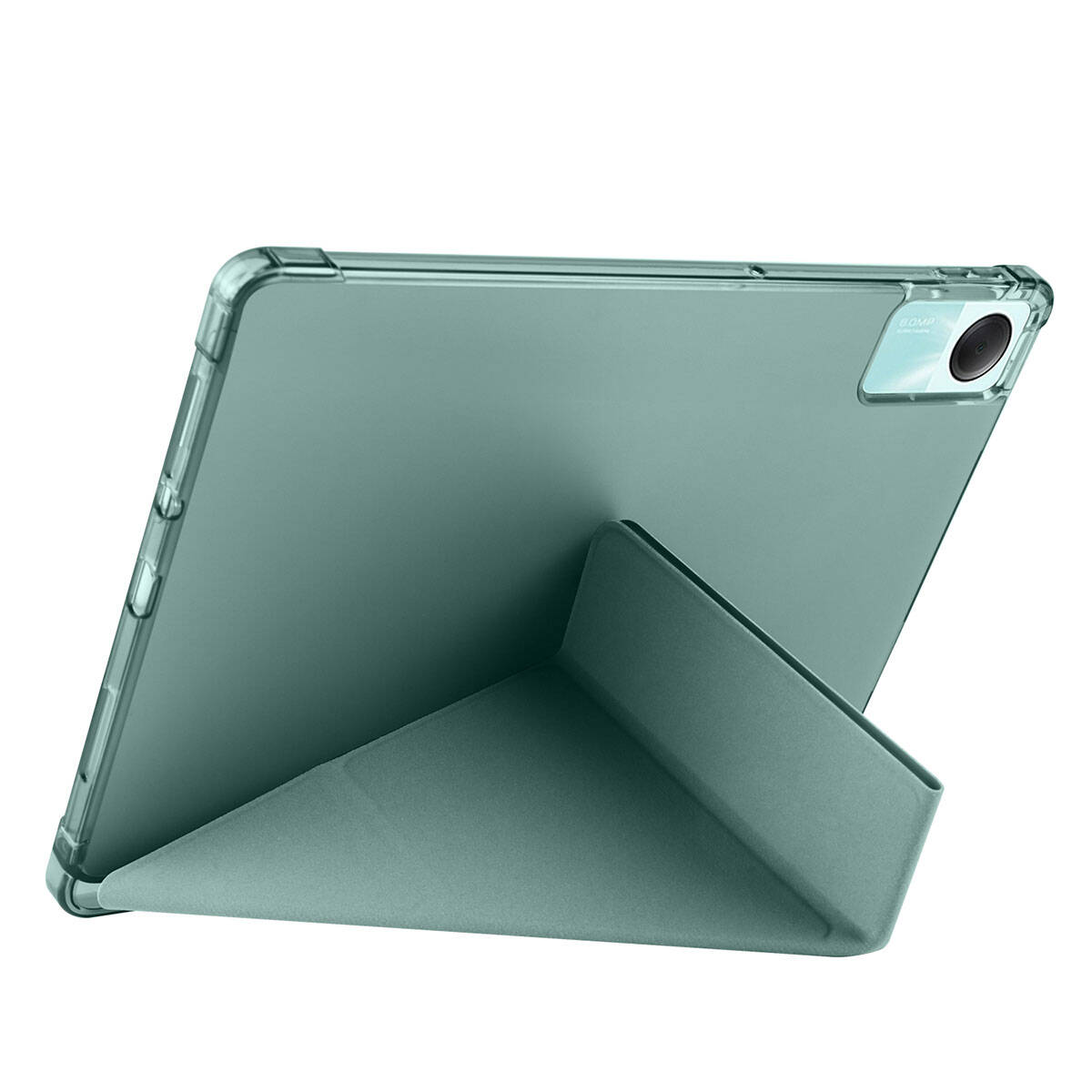 Xiaomi Redmi Pad SE Kılıf Zore Tri Folding Kalem Bölmeli Standlı Kılıf Lacivert