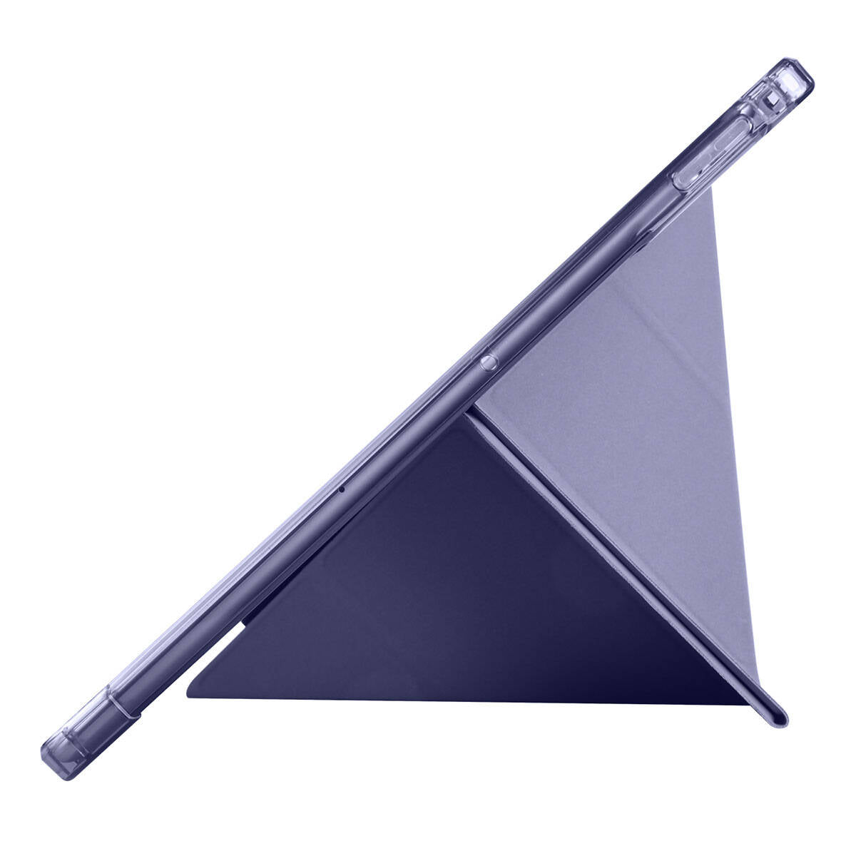 Xiaomi Redmi Pad SE Kılıf Zore Tri Folding Kalem Bölmeli Standlı Kılıf Mor