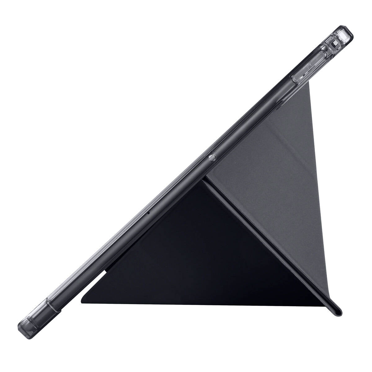 Xiaomi Redmi Pad SE Kılıf Zore Tri Folding Kalem Bölmeli Standlı Kılıf Mor
