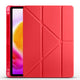 Xiaomi Redmi Pad SE Kılıf Zore Tri Folding Kalem Bölmeli Standlı Kılıf Kırmızı
