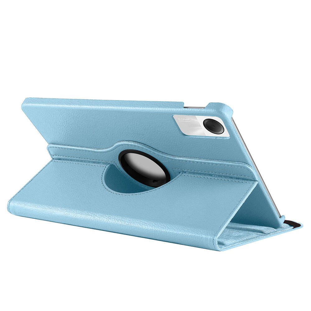 Xiaomi Redmi Pad SE Zore Dönebilen Standlı Kılıf Mavi