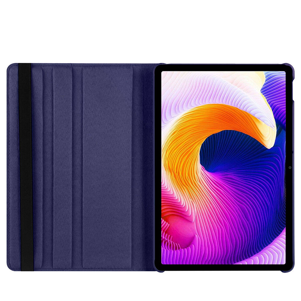 Xiaomi Redmi Pad SE Zore Dönebilen Standlı Kılıf Lacivert