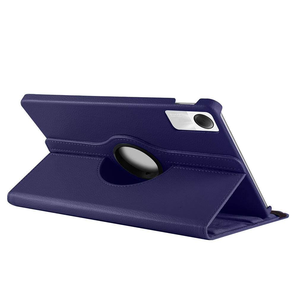 Xiaomi Redmi Pad SE Zore Dönebilen Standlı Kılıf Mor