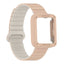 Xiaomi Redmi Watch 1 Silikon Kordon Zore KRD-105 Strap Kayış Gri-Turuncu