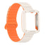 Xiaomi Redmi Watch 1 Silikon Kordon Zore KRD-105 Strap Kayış Koyu Kırmızı-Siyah