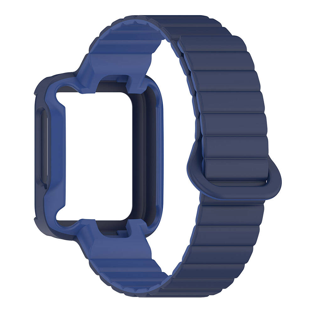 Xiaomi Redmi Watch 1 Silikon Kordon Zore KRD-105 Strap Kayış Pudra