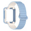 Xiaomi Redmi Watch 1 Silikon Kordon Zore KRD-105 Strap Kayış Koyu Kırmızı-Siyah