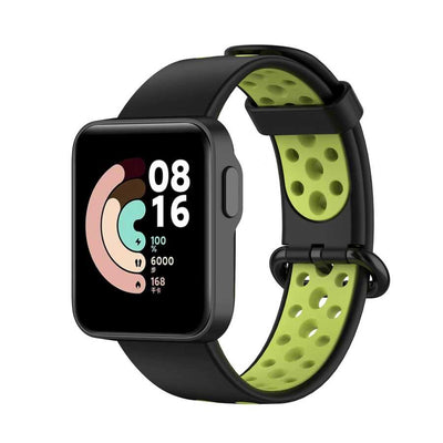 Xiaomi Redmi Watch 2 Lite KRD-02 Silikon Kordon Beyaz-Kırmızı