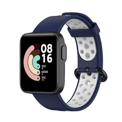 Xiaomi Redmi Watch 2 Lite KRD-02 Silikon Kordon Mavi-Beyaz