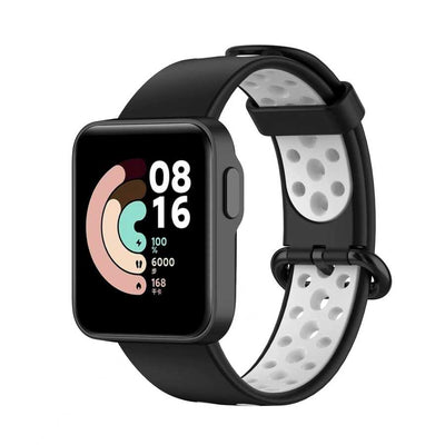 Xiaomi Redmi Watch 2 Lite KRD-02 Silikon Kordon Siyah-Beyaz