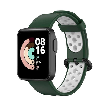 Xiaomi Redmi Watch 2 Lite KRD-02 Silikon Kordon Petrol Yeşil-Beyaz