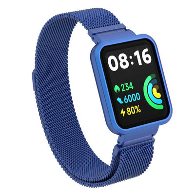Xiaomi Redmi Watch 2 Lite Zore KRD-58 Metal Kordon Mavi