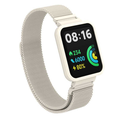 Xiaomi Redmi Watch 2 Lite Zore KRD-58 Metal Kordon Krem