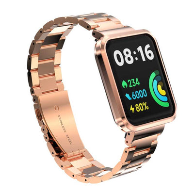 Xiaomi Redmi Watch 2 Lite Zore KRD-60 Metal Kordon Rose Gold