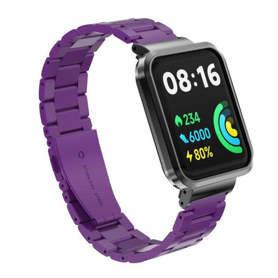 Xiaomi Redmi Watch 2 Lite Zore KRD-60 Metal Kordon Mor