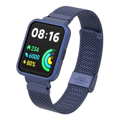 Xiaomi Redmi Watch 2 Lite Zore KRD-66 Metal Kordon Lacivert
