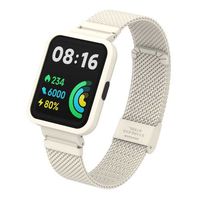 Xiaomi Redmi Watch 2 Lite Zore KRD-66 Metal Kordon Krem