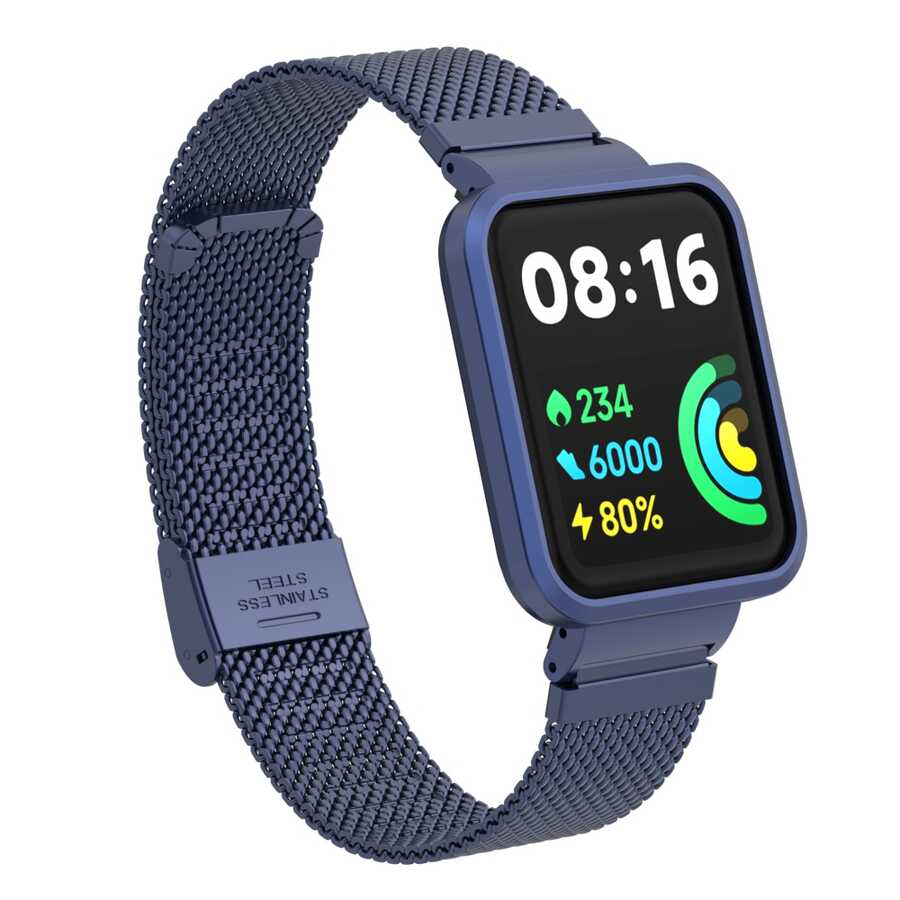 Xiaomi Redmi Watch 2 Lite Zore KRD-66 Metal Kordon Rose Gold