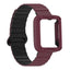 Xiaomi Redmi Watch 2 Silikon Kordon Zore KRD-105 Strap Kayış Siyah-Turuncu