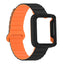 Xiaomi Redmi Watch 2 Silikon Kordon Zore KRD-105 Strap Kayış Siyah-Turuncu