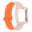 Xiaomi Redmi Watch 2 Silikon Kordon Zore KRD-105 Strap Kayış Koyu Kırmızı-Siyah