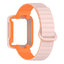 Xiaomi Redmi Watch 2 Silikon Kordon Zore KRD-105 Strap Kayış Siyah-Turuncu