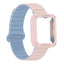 Xiaomi Redmi Watch 2 Silikon Kordon Zore KRD-105 Strap Kayış Koyu Kırmızı-Siyah