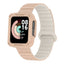 Xiaomi Redmi Watch 2 Silikon Kordon Zore KRD-105 Strap Kayış Siyah-Turuncu