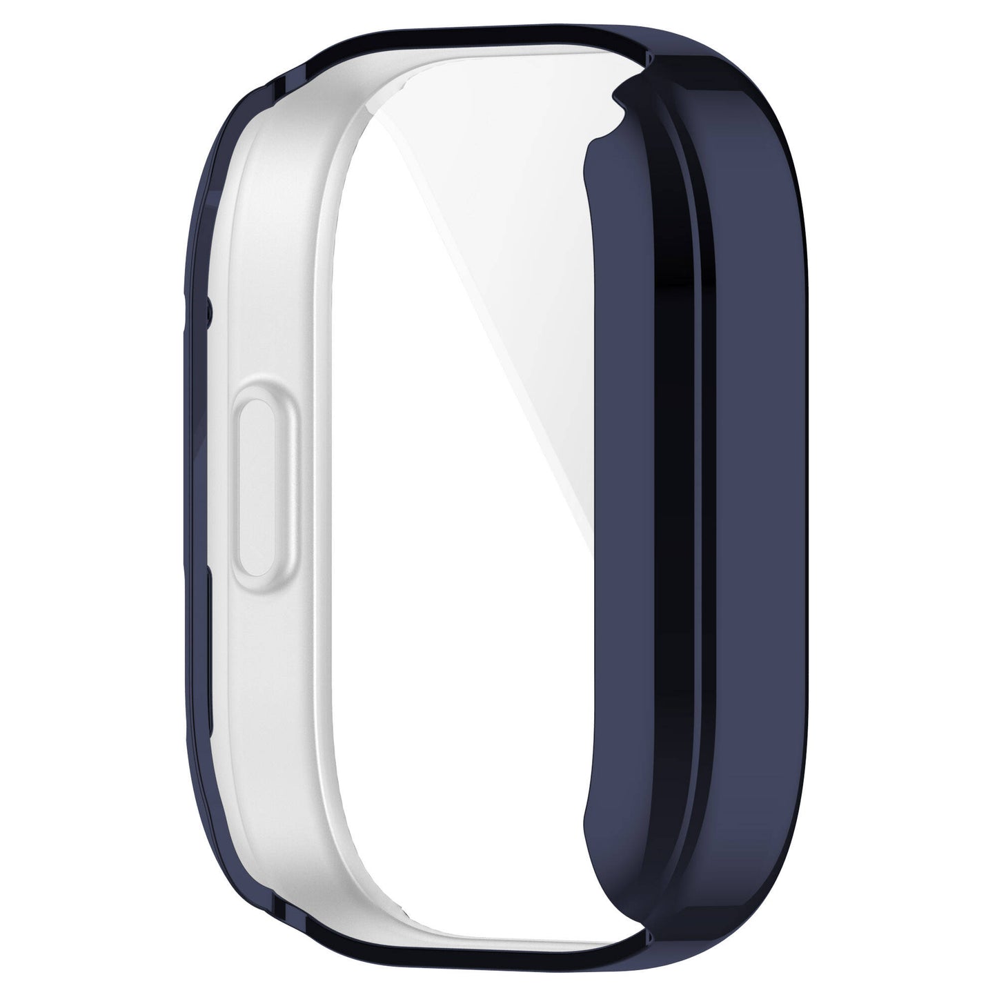 Xiaomi Redmi Watch 3 360 Derece Korumalı Kasa ve Ekran Koruyucu Zore Watch Gard 30 Gümüş
