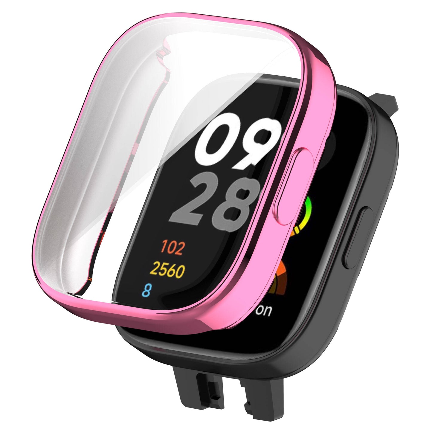 Xiaomi Redmi Watch 3 360 Derece Korumalı Kasa ve Ekran Koruyucu Zore Watch Gard 30 Gold