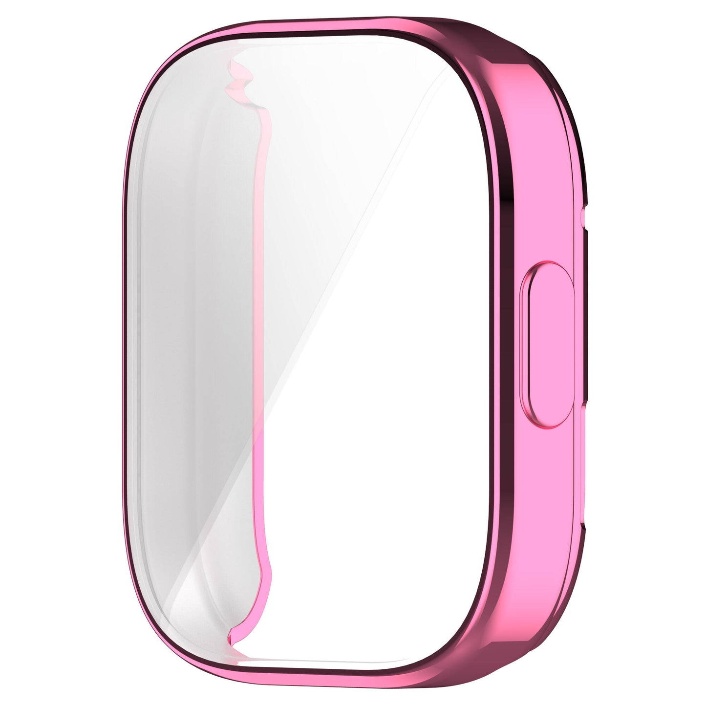 Xiaomi Redmi Watch 3 360 Derece Korumalı Kasa ve Ekran Koruyucu Zore Watch Gard 30 Pembe