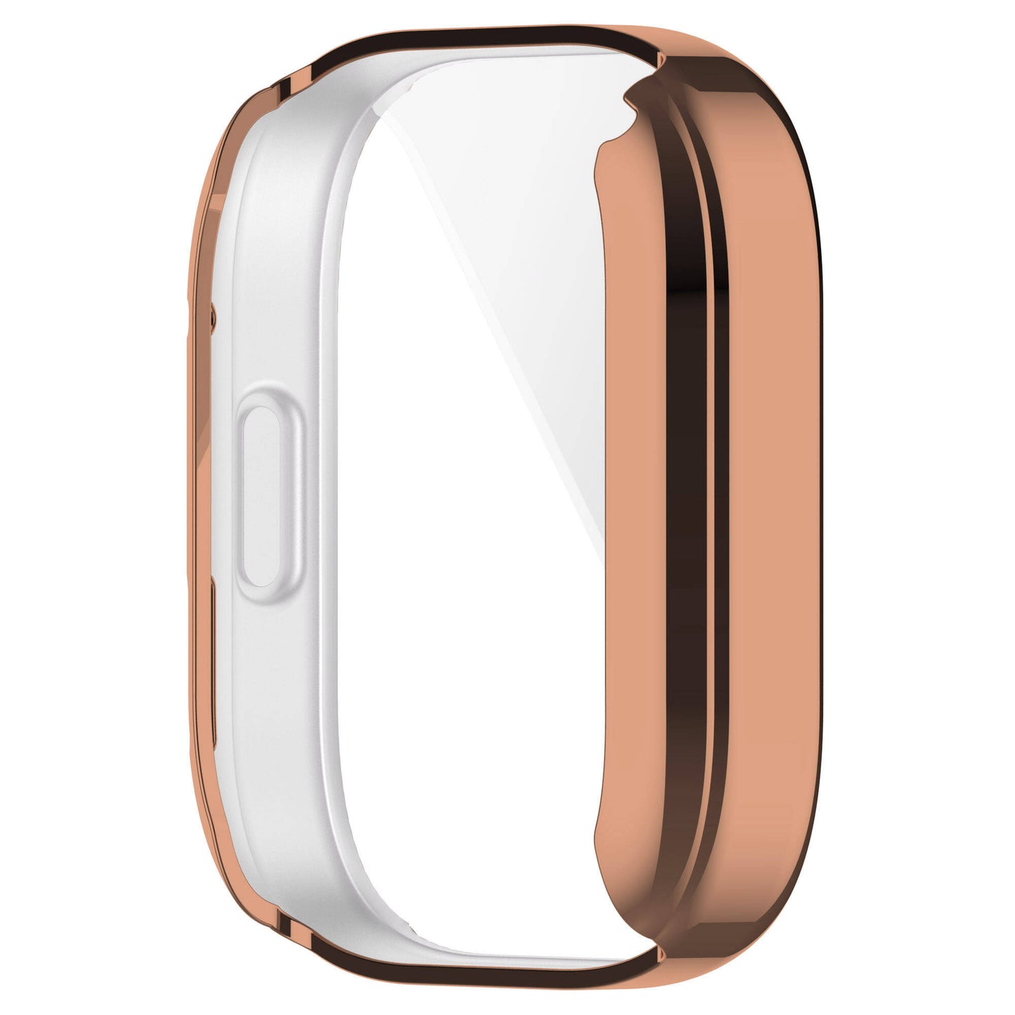 Xiaomi Redmi Watch 3 360 Derece Korumalı Kasa ve Ekran Koruyucu Zore Watch Gard 30 Pembe