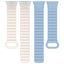 Xiaomi Redmi Watch 4 Silikon Kordon Zore KRD-105 Strap Kayış Koyu Kırmızı-Siyah