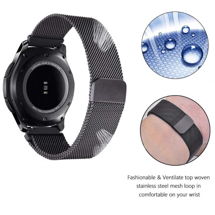 Xiaomi Redmi Watch 5 Active Zore KRD-12 22mm Metal Kordon Gri