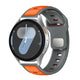 Xiaomi Redmi Watch 5 Active Zore KRD-135 22mm Silikon Kordon Strap Kayış Gri-Turuncu