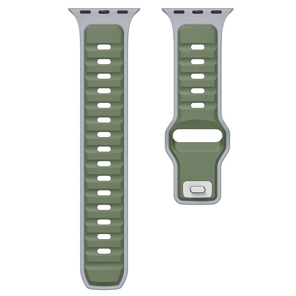 Xiaomi Redmi Watch 5 Active Zore KRD-135 22mm Silikon Kordon Strap Kayış Gri-Siyah