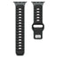 Xiaomi Redmi Watch 5 Active Zore KRD-135 22mm Silikon Kordon Strap Kayış Siyah-Turuncu