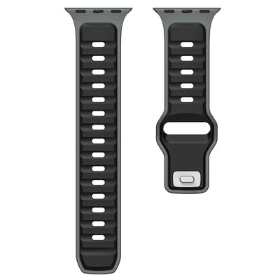 Xiaomi Redmi Watch 5 Active Zore KRD-135 22mm Silikon Kordon Strap Kayış Siyah-Turuncu