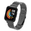 Xiaomi Redmi Watch (Mi Watch Lite) Zore KRD-60 Metal Kordon Gümüş-Siyah