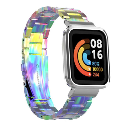 Xiaomi Redmi Watch (Mi Watch Lite) Zore KRD-60 Metal Kordon Colorful