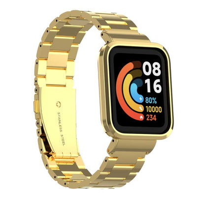 Xiaomi Redmi Watch (Mi Watch Lite) Zore KRD-60 Metal Kordon Gold