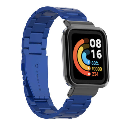 Xiaomi Redmi Watch (Mi Watch Lite) Zore KRD-60 Metal Kordon Mavi
